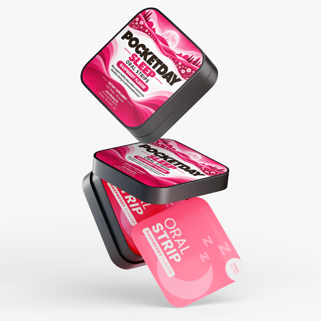 Pocketday Sleep Strips tin, image 4