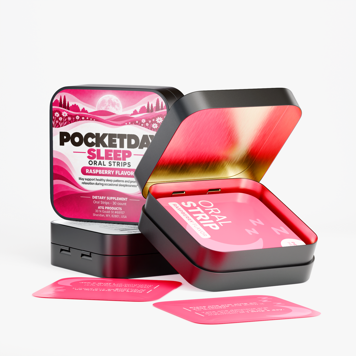 Pocketday Sleep Strips tin, image 3